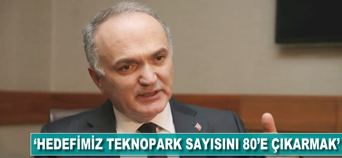 Faruk Özlü: Hedefimiz teknopark sayısını 80'e çıkarmak