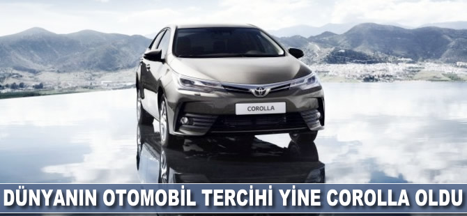 Dünyanın otomobil tercihi yine Corolla oldu