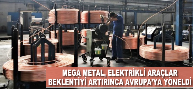 Mega Metal, elektrikli araçlar beklentiyi artırınca Avrupa'ya yöneldi