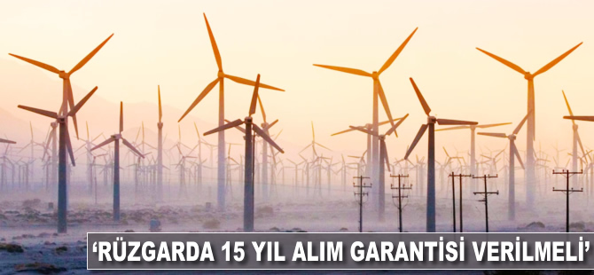 "Rüzgarda 15 yıl alım garantisi verilmeli"