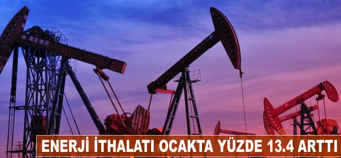 Enerji ithalatı ocakta yüzde 13.4 arttı