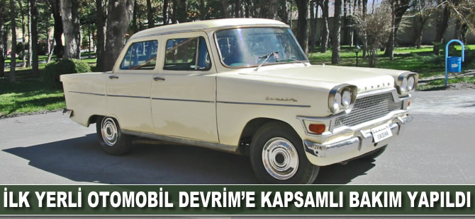 İlk yerli otomobil 'Devrim'e kapsamlı bakım