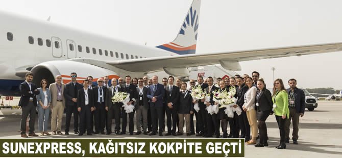 Çevreci havayolu SunExpress, kağıtsız kokpite geçti