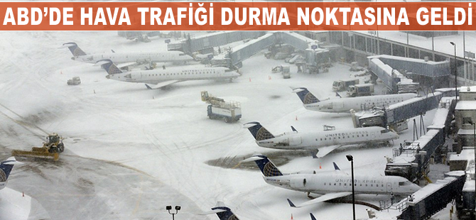 ABD'de hava trafiği durma noktasına geldi