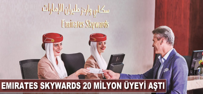 Emirates Skywards 20 milyon üyeyi aştı