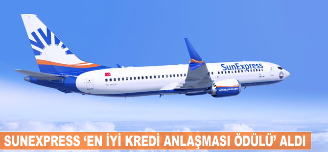 Sunexpress, 'En iyi kredi anlaşması ödülü' aldı