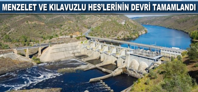 Menzelet ve Kılavuzlu HES'lerinin devri tamamlandı