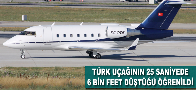 Düşen Türk jetinin 25 saniyede 6 bin feet indiği ortaya çıktı