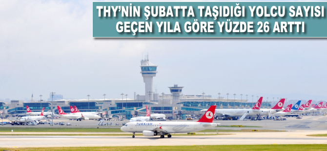 THY'nin şubatta taşıdığı yolcu sayısı geçen yıla göre yüzde 26 arttı