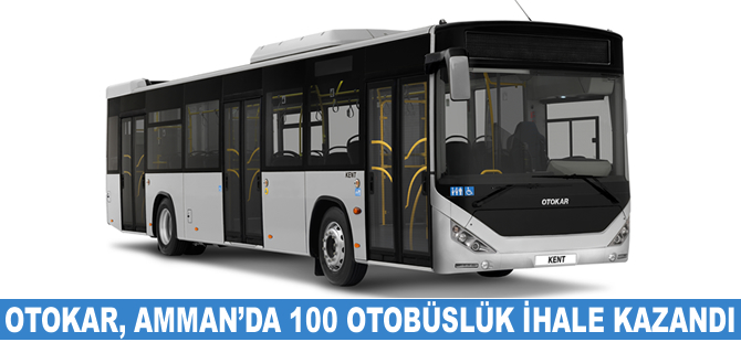 Amman'ın 100 otobüslük ihalesini Otokar kazandı