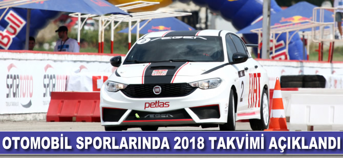 Otomobil sporlarında 2018 takvimi açıklandı