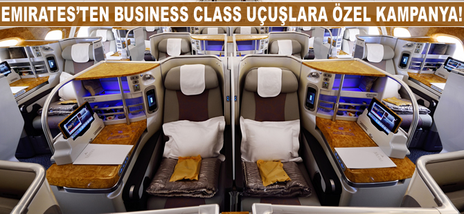 Emirates, Business Class uçuşlarına özel kampanya başlattı