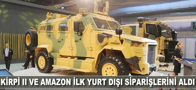 Kirpi II ve Amazon ilk yurt dışı siparişlerini aldı