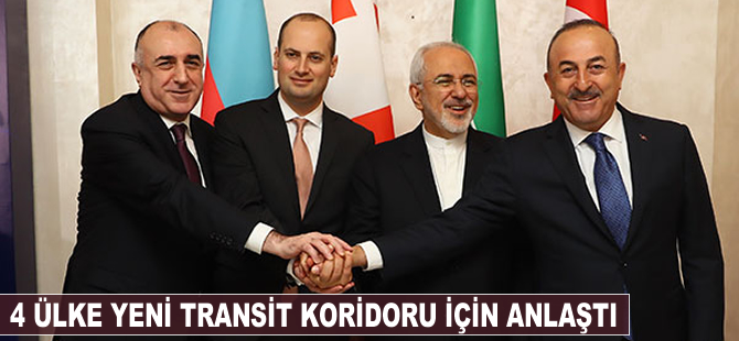 4 ülke yeni transit koridoru için anlaştı