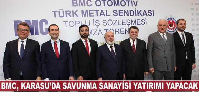 BMC, Karasu'da savunma sanayisi yatırımı yapacak