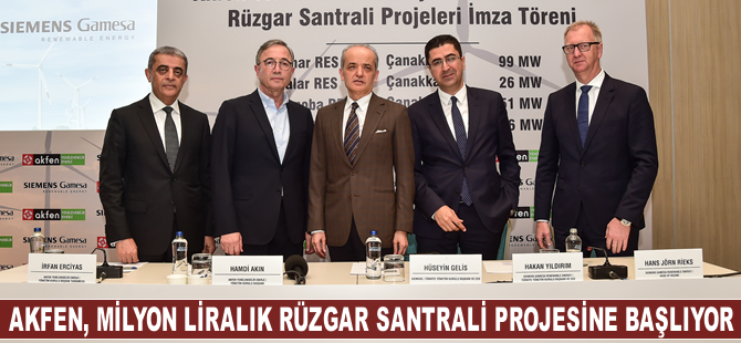 Akfen, 1.6 milyar TL yatırımla 4 dev rüzgar santrali projesine başlıyor