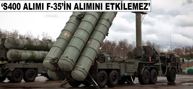 Nurettin Canikli: S-400 alımı F-35'in alımını etkilemez