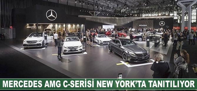 Mercedes-AMG C-Serisi dünya tanıtımını New York’ta yapıyor