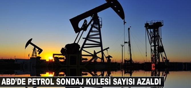 ABD'de petrol sondaj kulesi sayısı azaldı