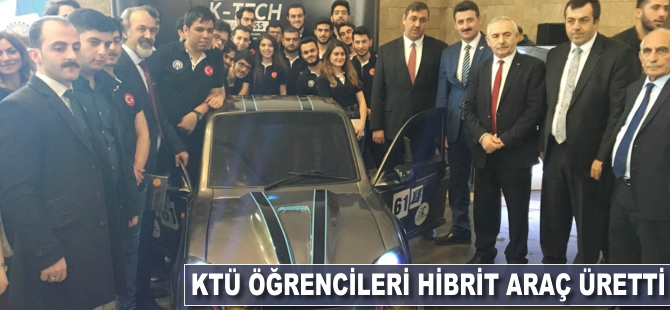 Karadeniz Teknik Üniversitesi öğrencileri hibrit otomobil üretti