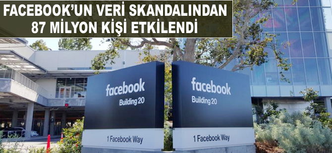 Facebook'un veri skandalından 87 milyon kişi etkilendi