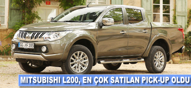 Mitsubishi L200, en çok satılan pick-up oldu