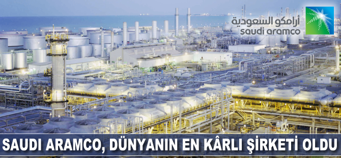 Saudi Aramco, dünyanın en kârlı şirketi oldu