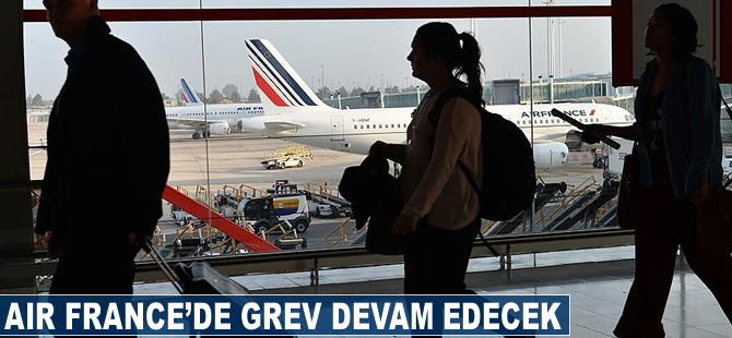 Air France'da grev devam ediyor