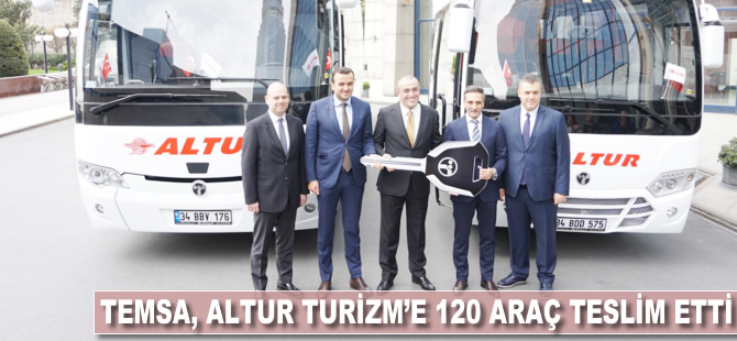 TEMSA Altur Turizm’e 120 araç teslim etti