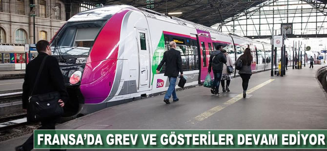 Fransa'da grev ve gösteriler devam ediyor