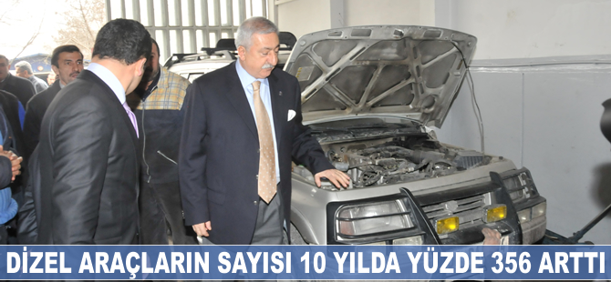 Dizel araçların sayısı 10 yılda yüzde 356 arttı