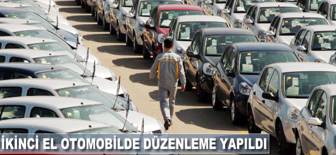 İkinci el otomobilde düzenleme yapıldı