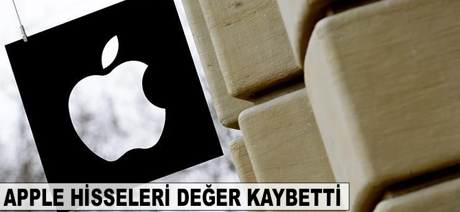 Apple hisseleri değer kaybetti