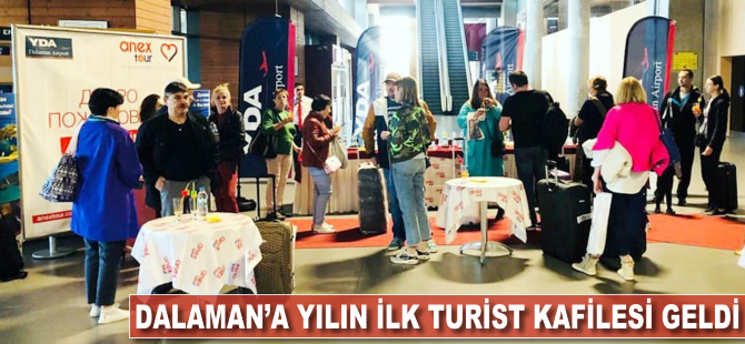 Dalaman'a yılın ilk Rus turist kafilesi geldi