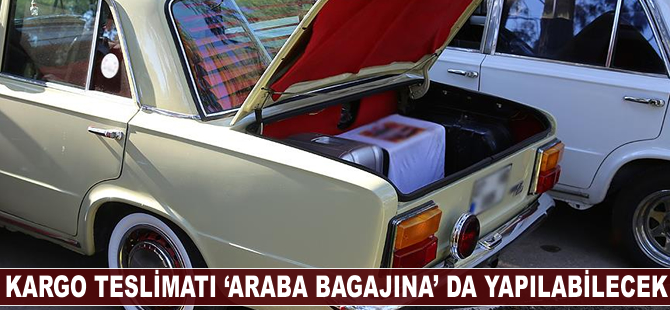 Kargo teslimatı 'araba bagajına' da yapılabilecek