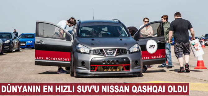 Dünyanın en hızlı SUV’u NISSAN Qashqai oldu