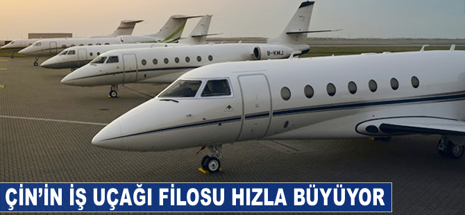 Çin'in iş uçağı filosu hızla büyüyor