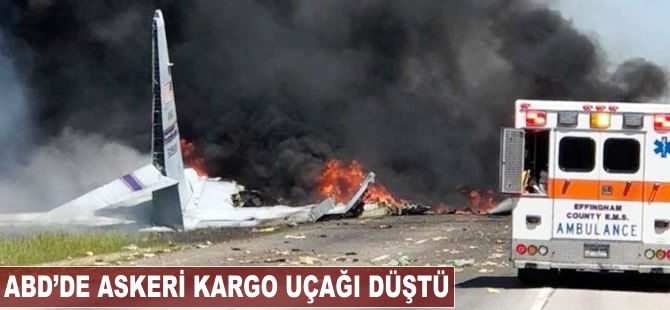 ABD'de Hercules C130 askeri uçağı düştü