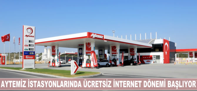 Aytemiz istasyonlarında ücretsiz internet dönemi başlıyor