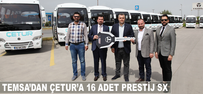 TEMSA’dan Çetur’a 16 adet Prestij SX