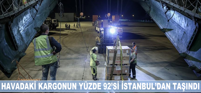 Havadaki kargonun yüzde 92'si İstanbul'dan taşındı