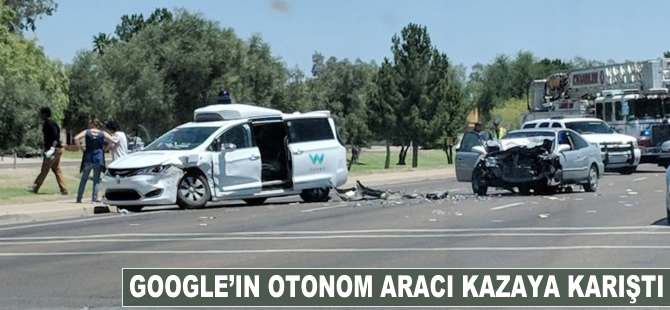 Google'ın otonom aracı kazaya karıştı