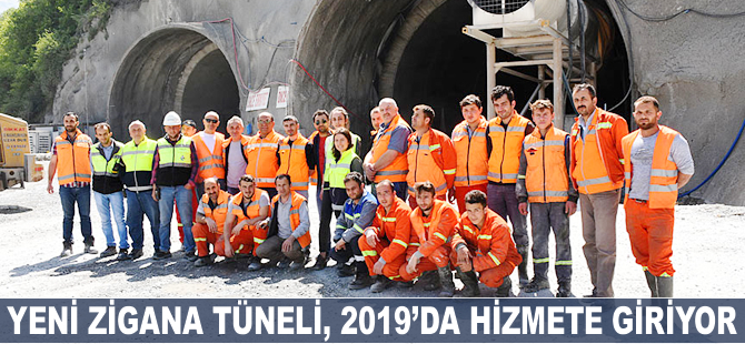 Yeni Zigana Tüneli, 2019'da hizmete alınıyor