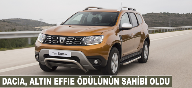 Dacia, Altın Effie ödülünün sahibi oldu