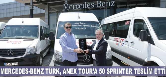 Mercedes-Benz Türk, Anex Tour'a 50 Sprinter teslim etti