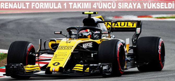 Renault Formula 1 takımı 4'üncü sıraya yükseldi