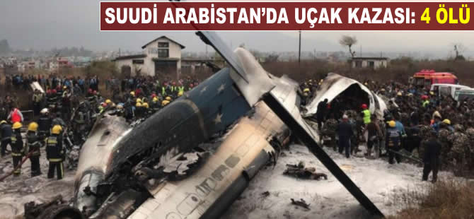 Suudi Arabistan'da uçak kazası: 4 ölü