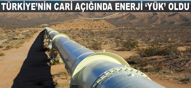 Türkiye'nin cari açığında 'enerji' yük oldu