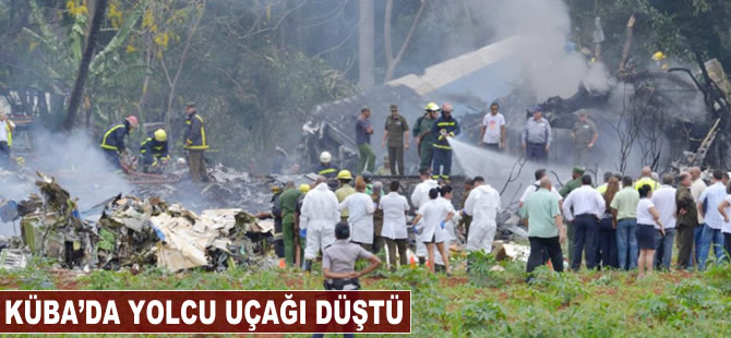 Küba'da yolcu uçağı düştü