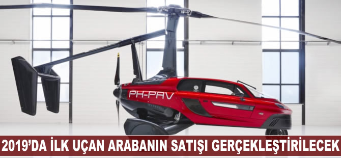 2019 yılında ilk uçan arabanın satışı gerçekleştirilecek